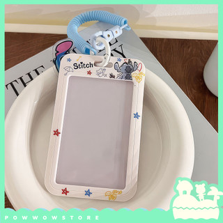 Bao Đựng Thẻ Nhân Viên Nhựa ABS Phong Cách Nhân Vật Hoạt Hình Lilo & Stitch Đáng Yêu Cute