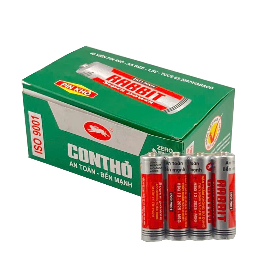 Pin con thỏ, pin tiểu AA, pin AAA chính hãng