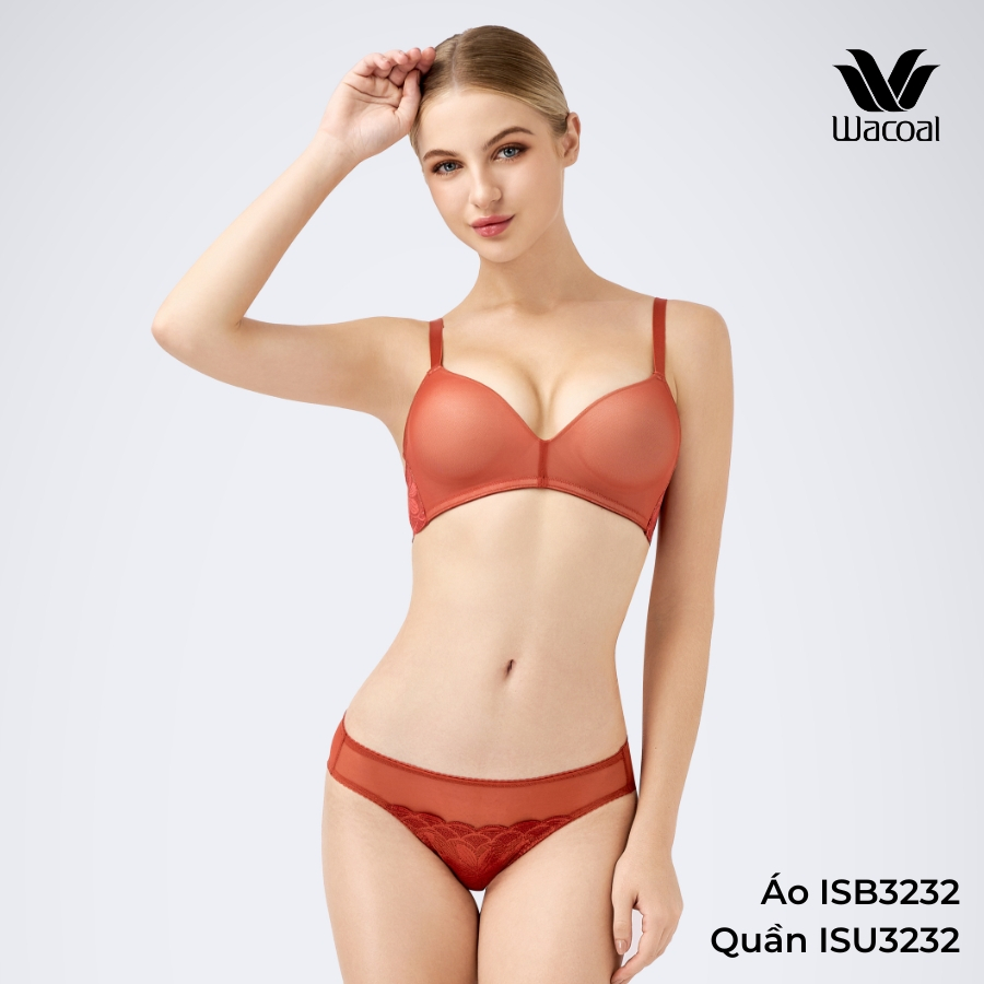 Áo lót Wacoal ISB3232 không gọng nâng nhẹ mút mỏng 2cm - SB3232