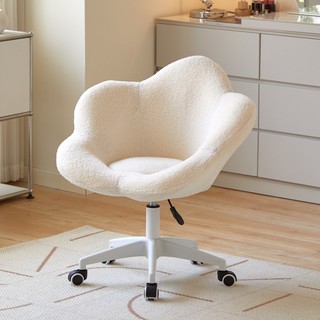 Ghế xoay 360 độ, ghế ngồi trang điểm, thư giãn bông hoa tặng kèm gối nơ( nâng được cao thấp) LOALOAHOME