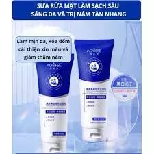 Sữa Rửa Mặt Làm Trắng Xóa nám Tàn Nhang SHIROADA 120g chính hãng