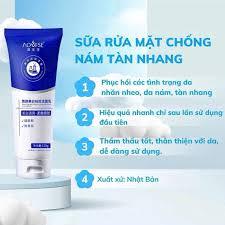 Sữa Rửa Mặt Làm Trắng Xóa nám Tàn Nhang SHIROADA 120g chính hãng