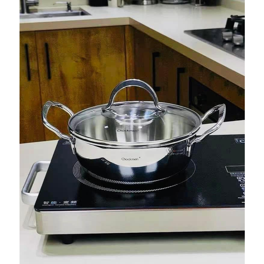 Nồi Lẩu 22cm Chockmen, Nồi Canh Kèm Nắp CKM111