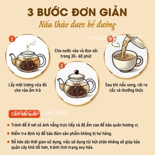 Cây dòi thân tím 1kg, cây bọ mắm khô, trà bọ mắm, thơm, sạch - Lãn Ông