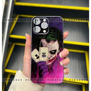 Miếng dán Skin Mặt lưng Sau full viền Mẫu Joker Dành Cho 16 pro max 15 pro max 14 pro max 13 pro max 12 pro max