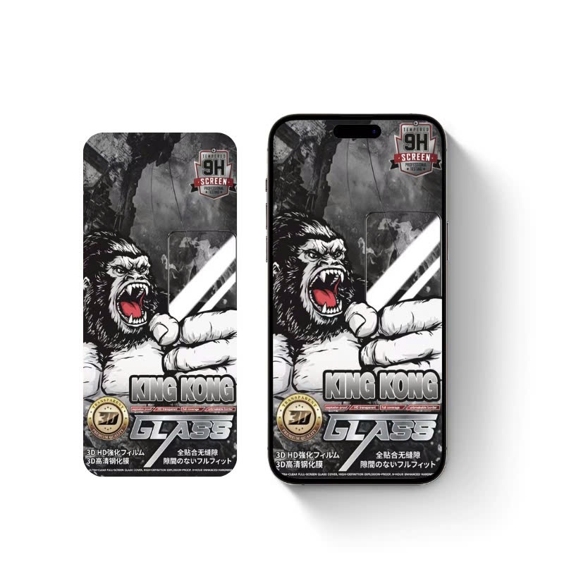 Kính cường lực Kingkong Wekome KK-85 chống nhìn trộm/ trong suốt full màn cho iphone 11 12 13 14 15 16 Pro Promax