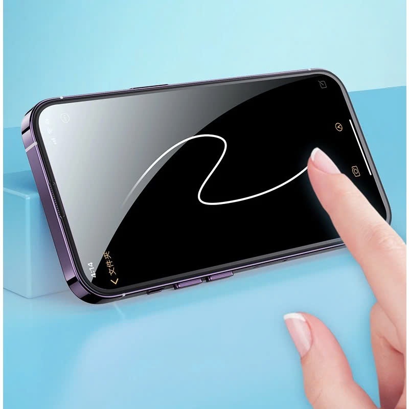 Kính cường lực Kingkong Wekome KK-85 chống nhìn trộm/ trong suốt full màn cho iphone 11 12 13 14 15 16 Pro Promax