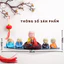 Tượng Nhà Sư Gõ Mõ Gật Gù và Bộ Chú Tiểu Tứ Không Trang Trí Taplo Ô Tô May Mắn Bình An LABY DECOR