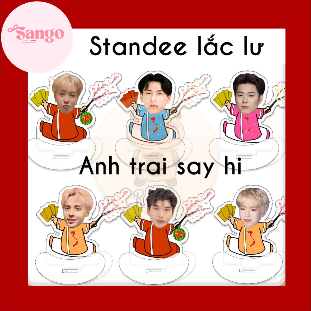Standee lắc lư 30 Anh Trai ver TẾT ATSH chất liệu acrylic - Sango