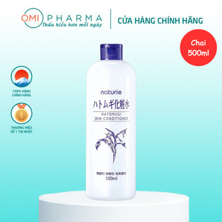 Nước Hoa Hồng Dưỡng Ẩm Chiết Xuất Hạt Ý Dĩ Naturie Hatomugi Toner Giúp Cấp Ẩm Sâu Cân Bằng Da Nhật Bản (500ml)