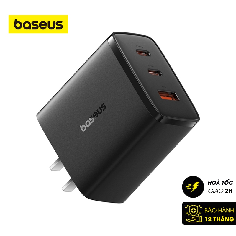 Củ Sạc Nhanh Baseus Cube Pro Fast Charger 2C+U 65W | Shopee Việt Nam