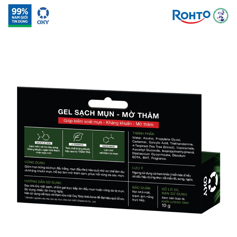 Ảnh Gel chấm mụn, mờ thâm Oxy Anti-Acne Spot Gel 10g 3