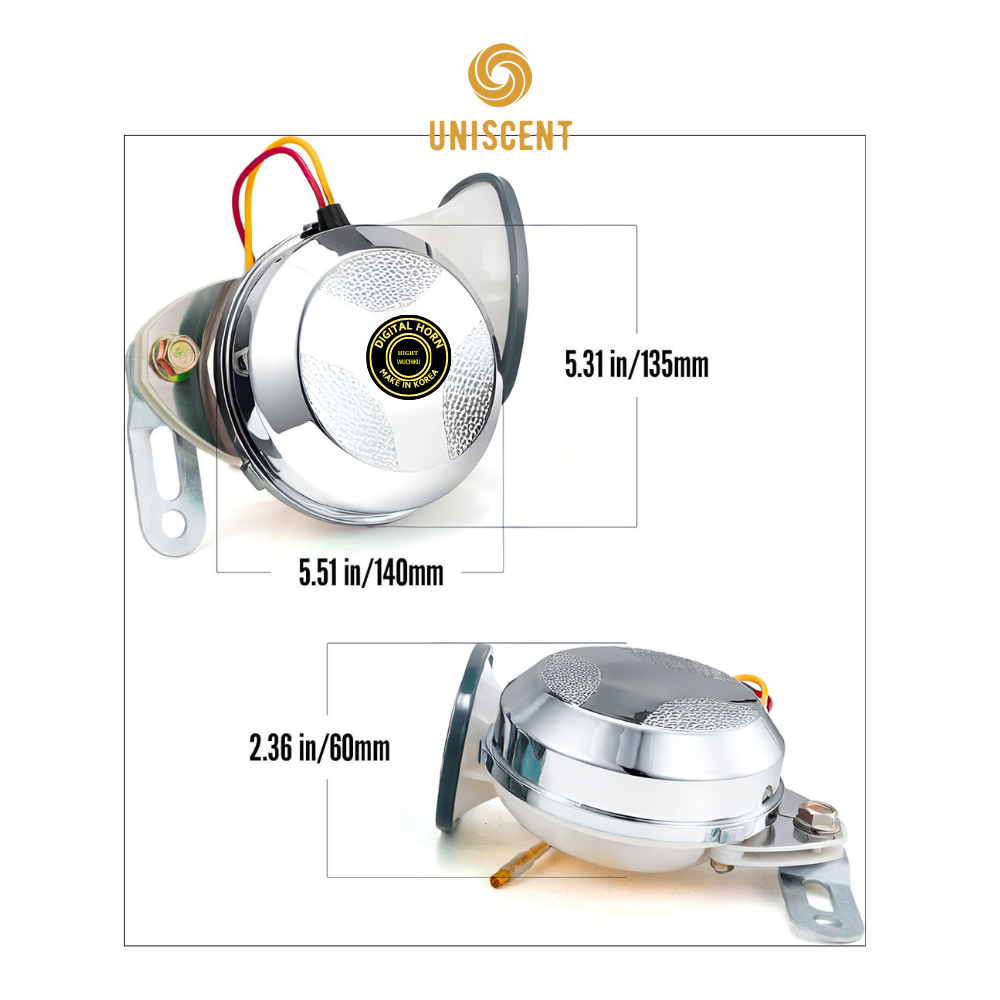 Còi Ngân,Còi Ngân Hàn Quốc/Còi Ngân 3 Tiếng-WUCHIKU/SAMJI-12V/24V Dùng Cho ÔTô/Xe Máy/XeTải(KèmRờLe)