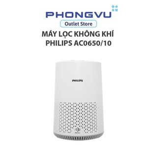 Máy Lọc Không Khí Philips AC0650/10 - HEPA NanoProtect, Lọc Bụi PM2.5, Kết Nối WiFi Air+, Phòng Đến 44m² - BH 12 Tháng