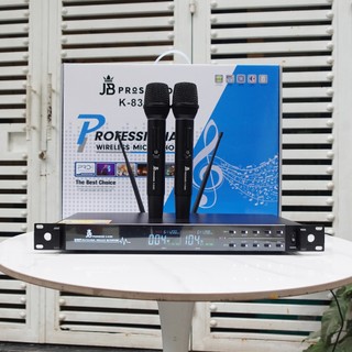 Bộ Micro Không Dây JB Prosound K-830D, Hút Giọng Tốt, Hỗ Trợ Bộ Lọc Công Nghệ Tiên Tiến, Giảm Tiếng Ốn, Lọc Tạp Âm Tốt.