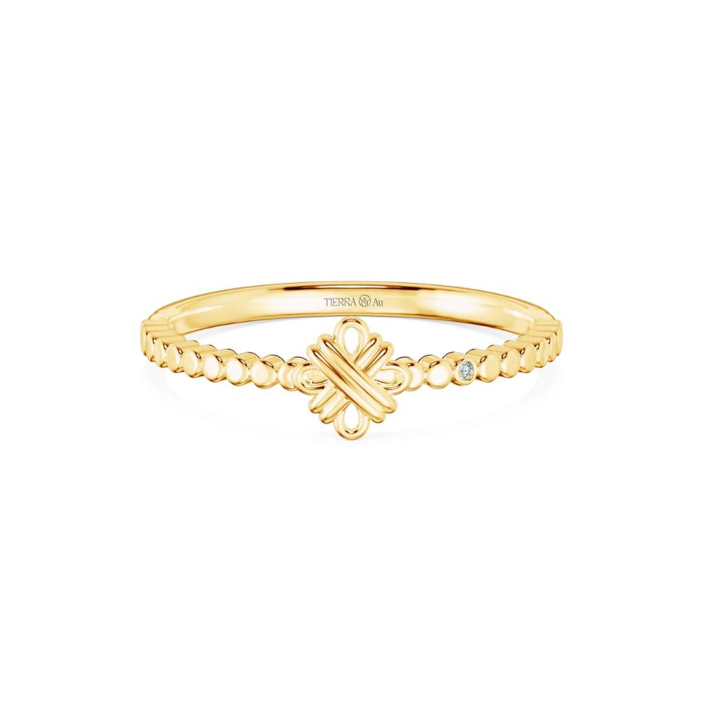 [CHAT TRƯỚC KHI ĐẶT] Nhẫn Thời Trang Tierra FNN5102 Vàng 10K/ 14K/ 18K Tấm CZ, Phụ Kiện Trang Sức Nữ
