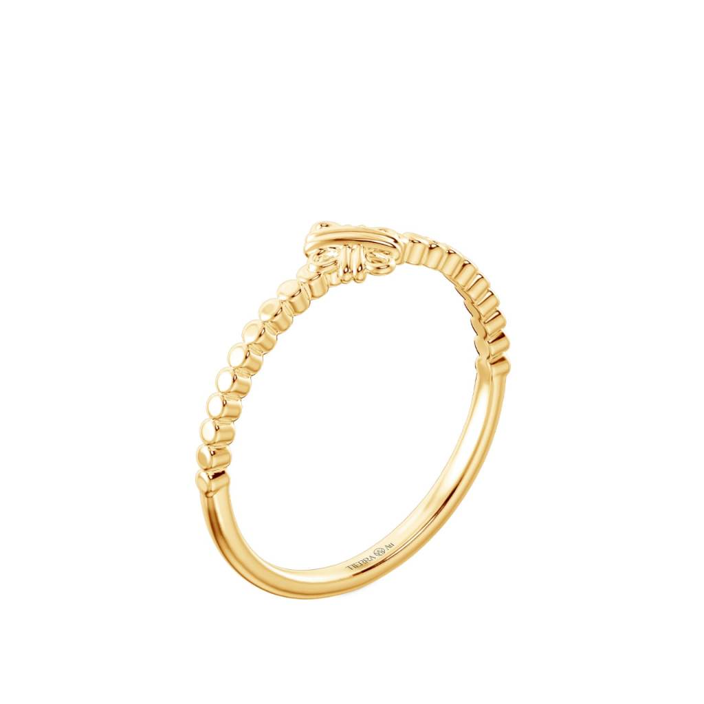 [CHAT TRƯỚC KHI ĐẶT] Nhẫn Thời Trang Tierra FNN5102 Vàng 10K/ 14K/ 18K Tấm CZ, Phụ Kiện Trang Sức Nữ