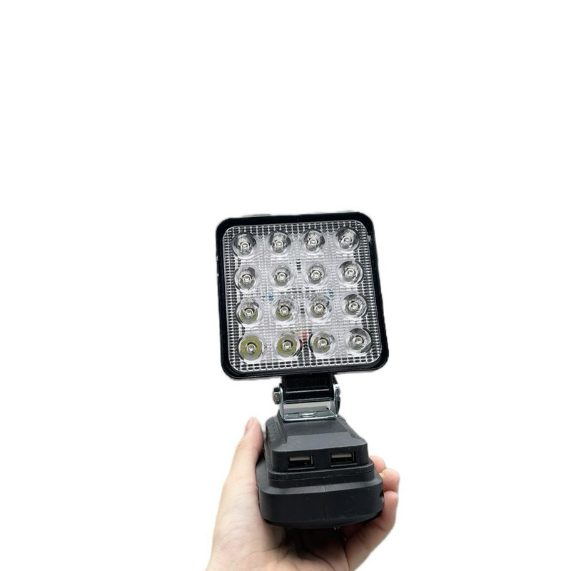 Đèn pin led có cổng USB, đèn pha led dùng chân pin phổ thông 4cm thiết ...