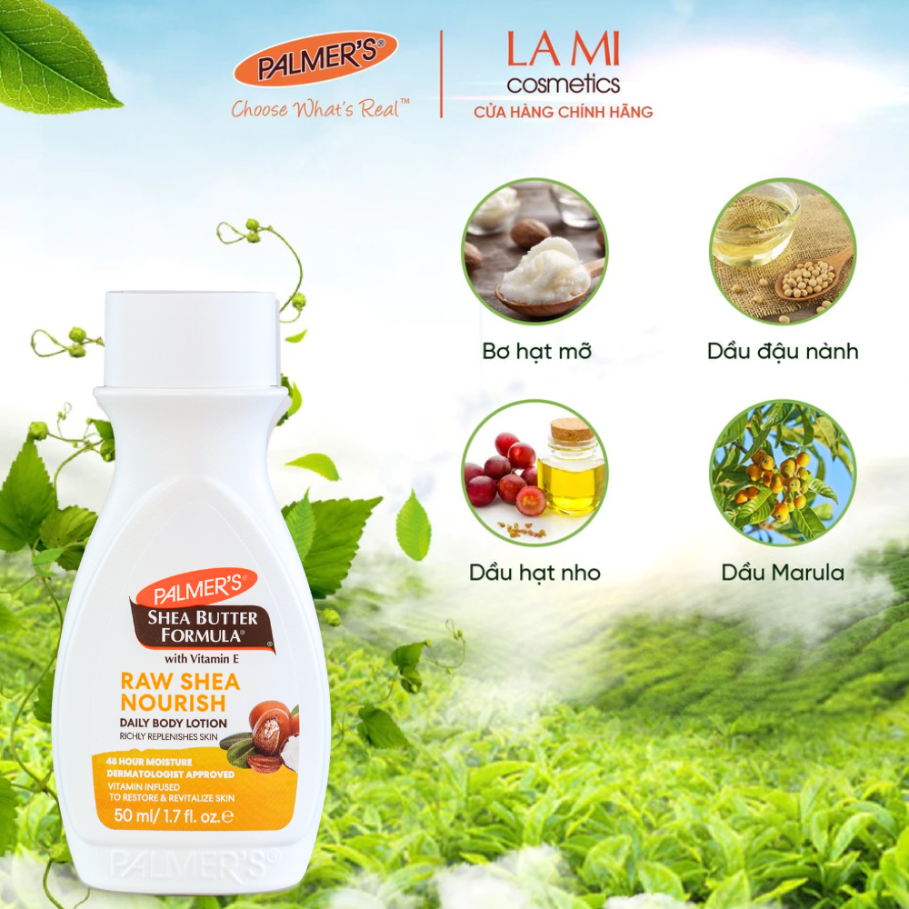 Ảnh Sữa dưỡng thể dưỡng ẩm chuyên sâu Bơ hạt mỡ Palmer's 50ml 3