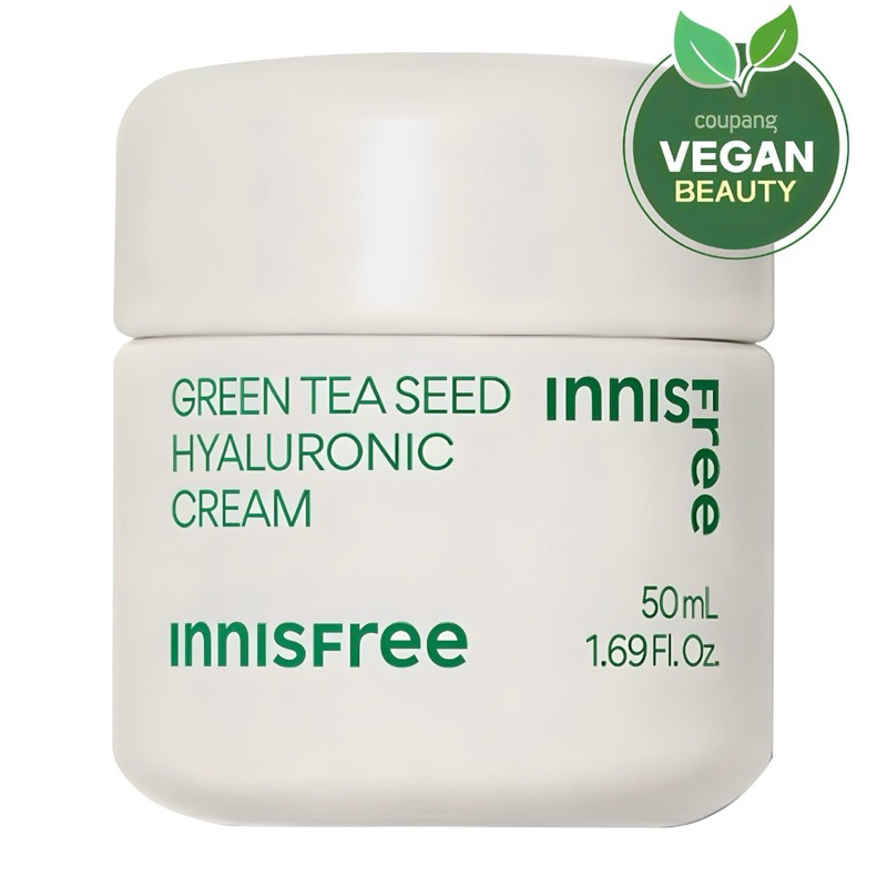 Kem dưỡng ẩm trà xanh và phục hồi da với Probiotics INNISFREE Probiotics Green Tea Seed Hyaluronic Cream 50ml