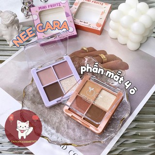 [NEE CARA] Bảng Phấn Mắt NEE CARA 4 ô Trái Cây Mùa Hè, Mini Fruits, 8g (N319)