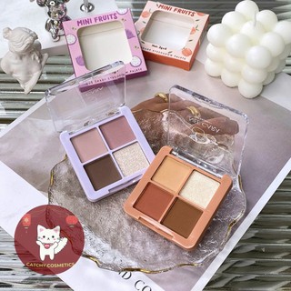 [NEE CARA] Bảng Phấn Mắt NEE CARA 4 ô Trái Cây Mùa Hè, Mini Fruits, 8g (N319)