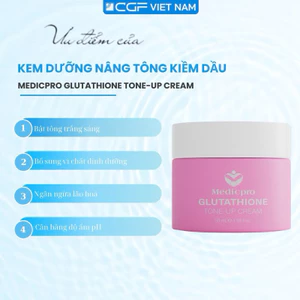 KEM DƯỠNG NÂNG TÔNG DA CGF CRYSTAL SUPER CREAM 50G