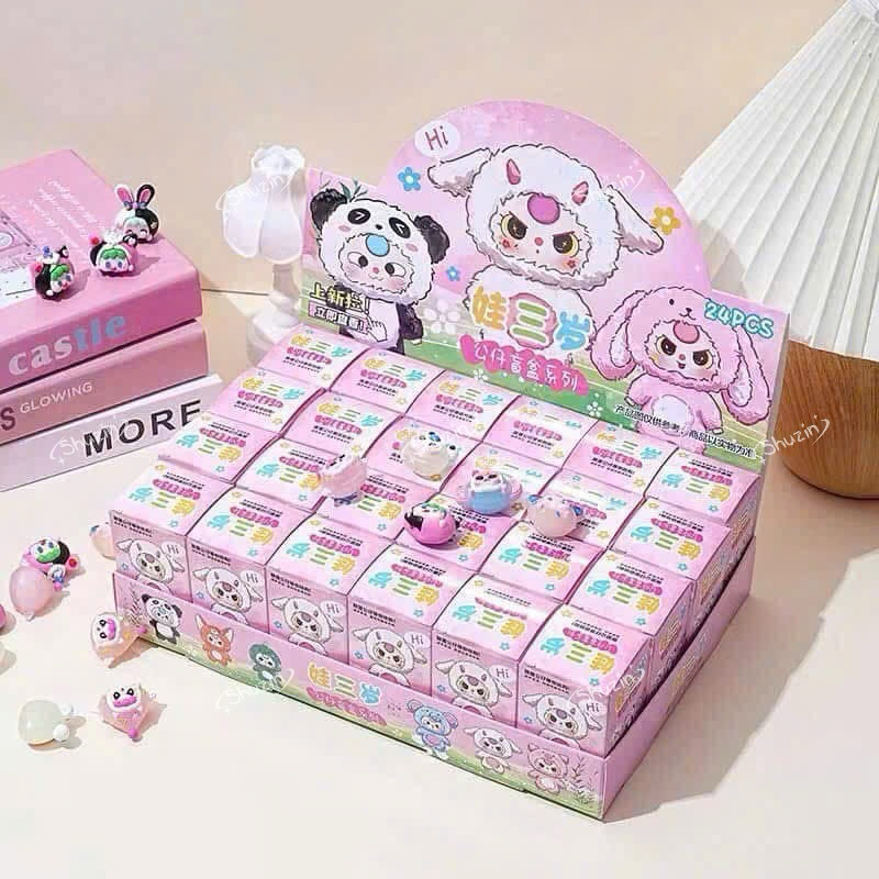 BabyThree Blind Box 24 - Hộp mù bé ba mới nhất 24 hộp mini
