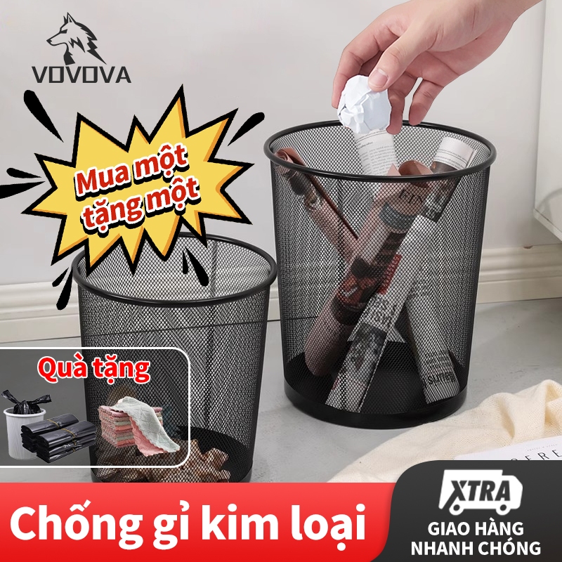 VOVOVA Thùng rác mini thùng rác thông minh Thùng rác dạng lưới Tặng túi ...