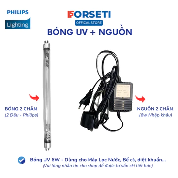 Bóng Đèn UV Và Nguồn Đèn 2 Chân khử trùng dùng cho Máy Lọc Nước RO Karofi Kangaroo Sunhouse...