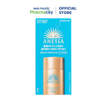 Sữa Chống Nắng ANESSA Perfect UV Sunscreen Skincare Milk Dưỡng Da Kiềm Dầu SPF50+/ PA++++ (Chai 20ml)