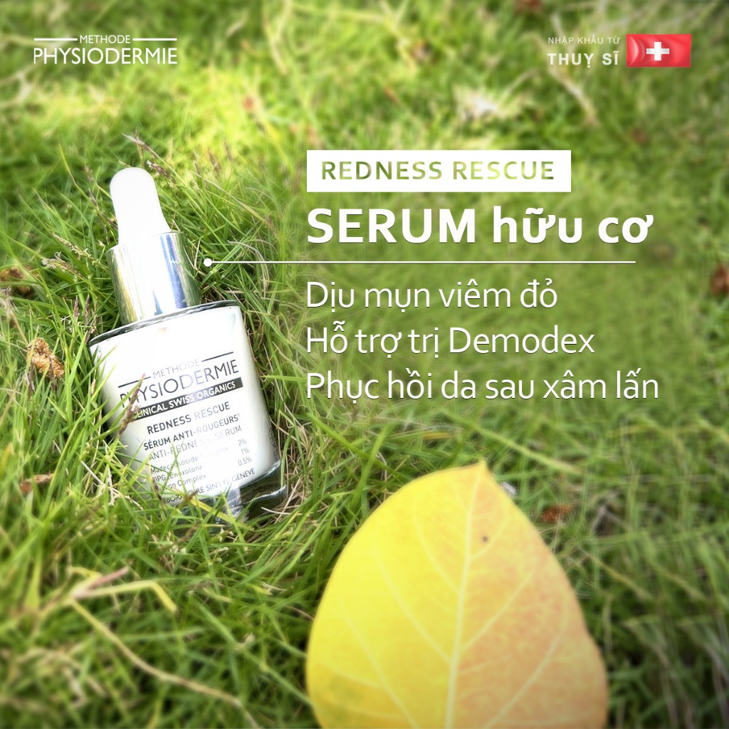 Ảnh Serum Sinh Học Cấp Ẩm, Làm Dịu, Giảm Đỏ da Do Demodex, Chàm Eczema (Organic) - Redness Rescue Bio-Serum 4