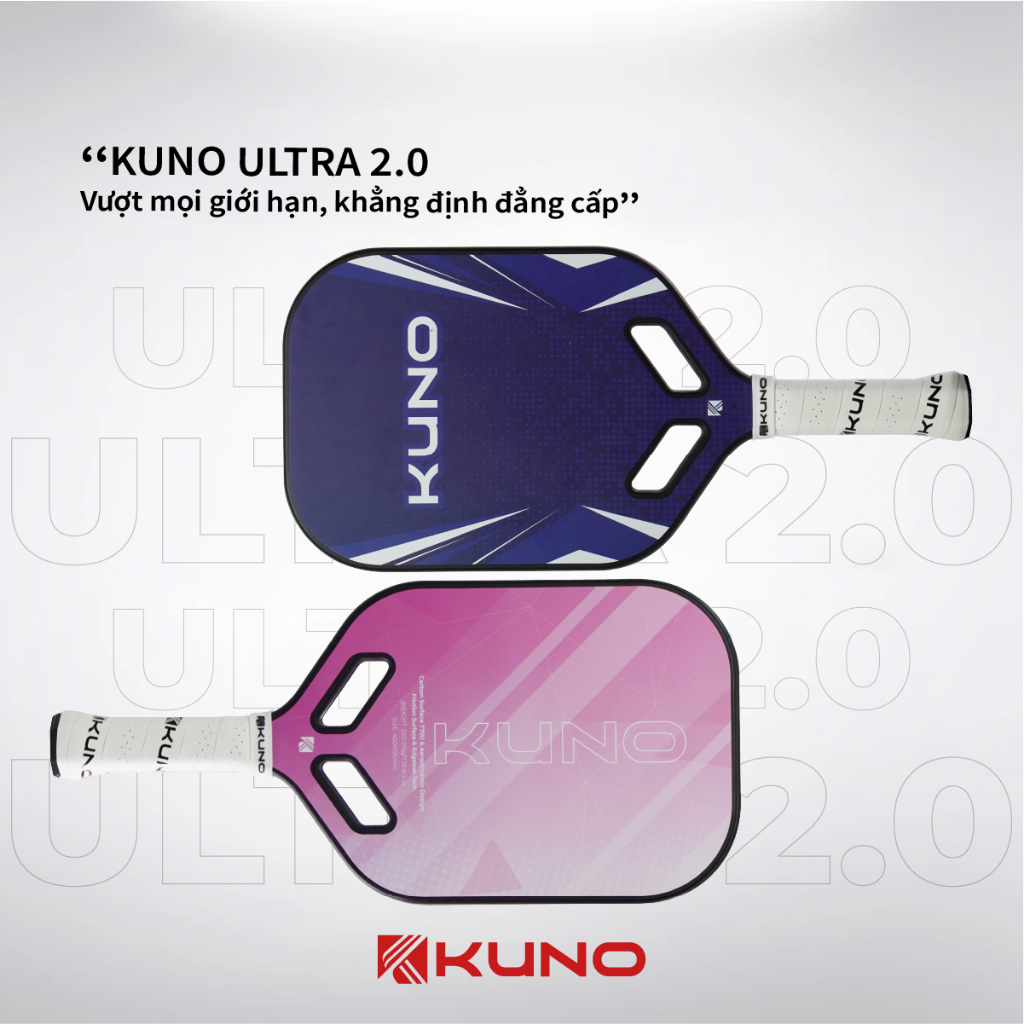 Ảnh Vợt Pickleball KUNO Ultra 2.0 Chính Hãng, phù hợp mọi người chơi, dòng vợt đúc ép nóng cao cấp bền bỉ 2