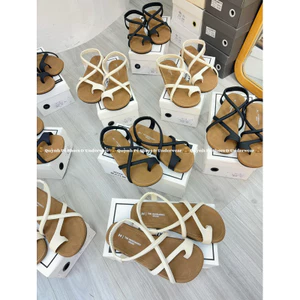 SANDAL SỎ NGÓN ĐẾ DẺO HÀNG QC FULLBOX - GIÀY DÉP QUỲNH PÉ