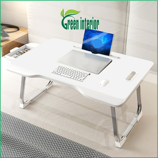 Bàn gấp gọn thông minh có khe cắm ipad điện thoại Greeninterior