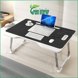 Bàn gấp gọn thông minh có khe cắm ipad điện thoại Greeninterior
