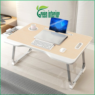 Bàn gấp gọn thông minh có khe cắm ipad điện thoại Greeninterior