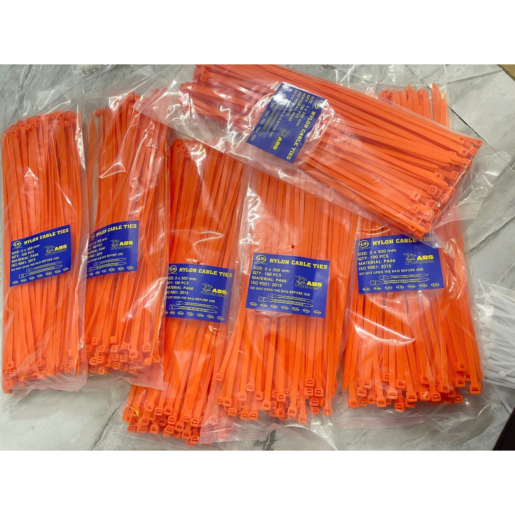Dây Rút Nhựa Màu 30cm - Dây Thít Màu 3 Tấc - 100 Sợi / 1 Bịch | Shopee ...