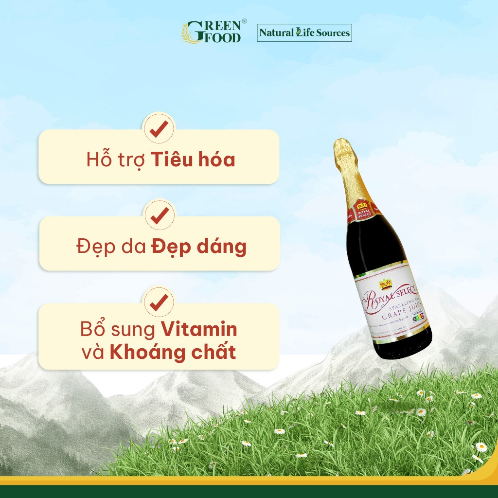 Ảnh Nước ép nho đỏ Royal Select - 750 ml 2