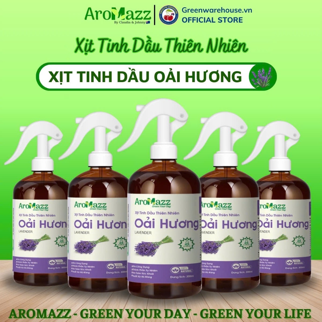 Xịt Phòng Tinh Dầu Oải Hương - Hình ảnh thực tế