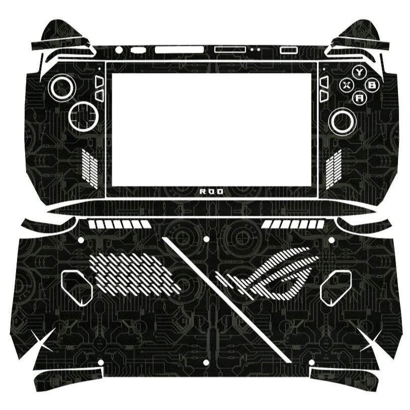 Skin dán Asus ROG Ally / Ally X mẫu Mạch điện (nhiều mẫu) | Film 3M vân nổi | Custom theo yêu cầu
