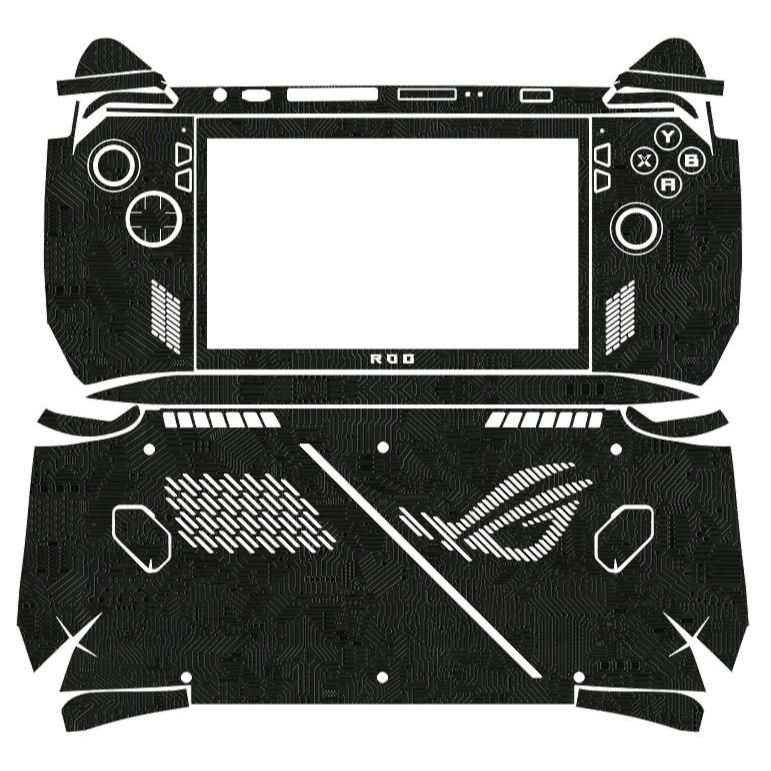 Skin dán Asus ROG Ally / Ally X mẫu Mạch điện (nhiều mẫu) | Film 3M vân nổi | Custom theo yêu cầu
