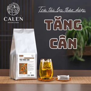 Trà túi lọc hỗ trợ tăng cân tăng cơ Calen không tích nước, không phù nề, hiệu quả sau 1 tháng sử dụng bịch 30 lọc