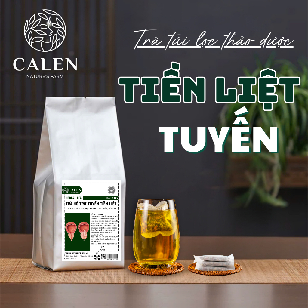 Trà túi lọc hỗ trợ tuyến tiền liệt, tăng cường khả năng sinh lý ở nam giới - Calen Nature Farm