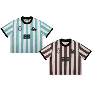 Áo thun mè JERSEY 25 HIGHCLUB  thể thao 2 màu NÂU - XANH/TRẮNG - Unisex