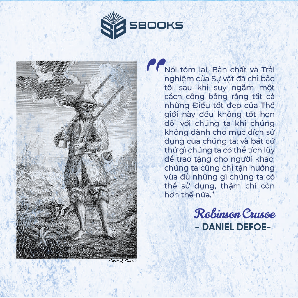 Sách - Robinson Crudoe - SBOOKS - Daniel Defoe