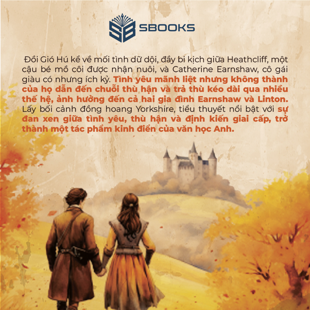 Sách - Đồi Gió Hú - SBOOKS - Emily Jane Brontë