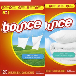 Giấy thơm quần áo Bounce Sheets (120 tờ)