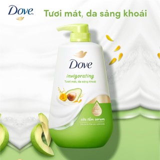 [LIVE] Sữa Tắm Serum Dove Pro-Ceramide Giúp Da Đàn Hồi Và Căng Bóng chai 500g/900g