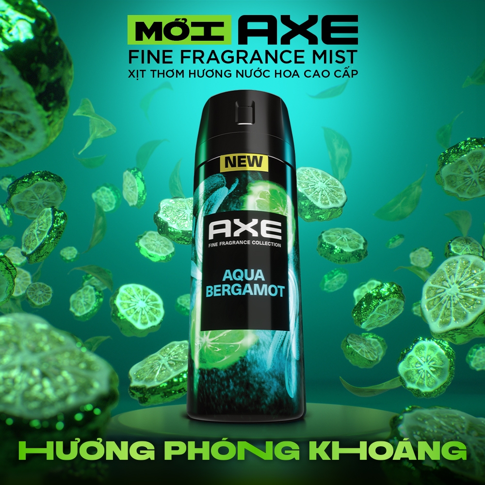 Ảnh [LIVE] Xịt thơm nước hoa cao cấp AXE 135ml, Fine Fragrance mist lưu hương tinh tế và khử mùi lên tới 72h 2
